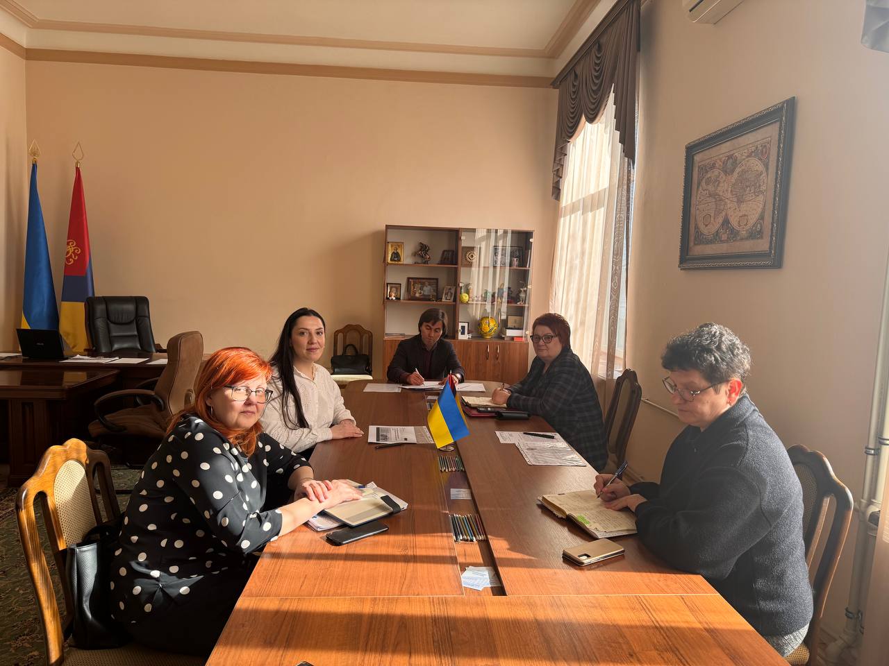 Зустріч з представницею благодійної організації “Благодійний фонд “Стабілізейшен СуппортСервісез” Ганною Колєвою